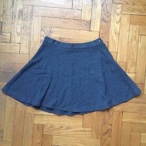 American Apparel Houndstooth Circle Skirt